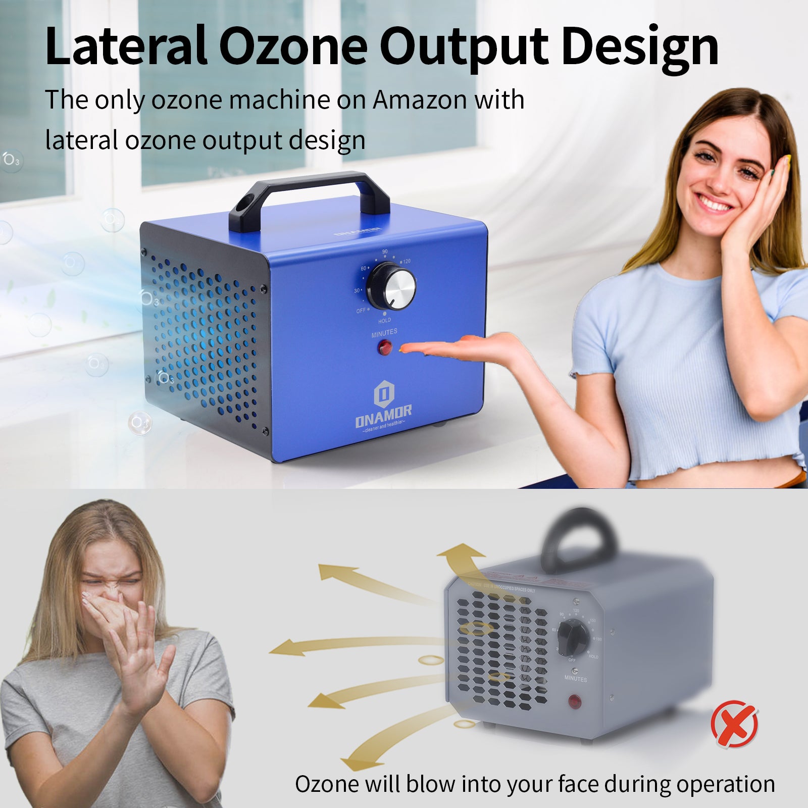 Ozone Generator Air Purifier Cleaner NM-008