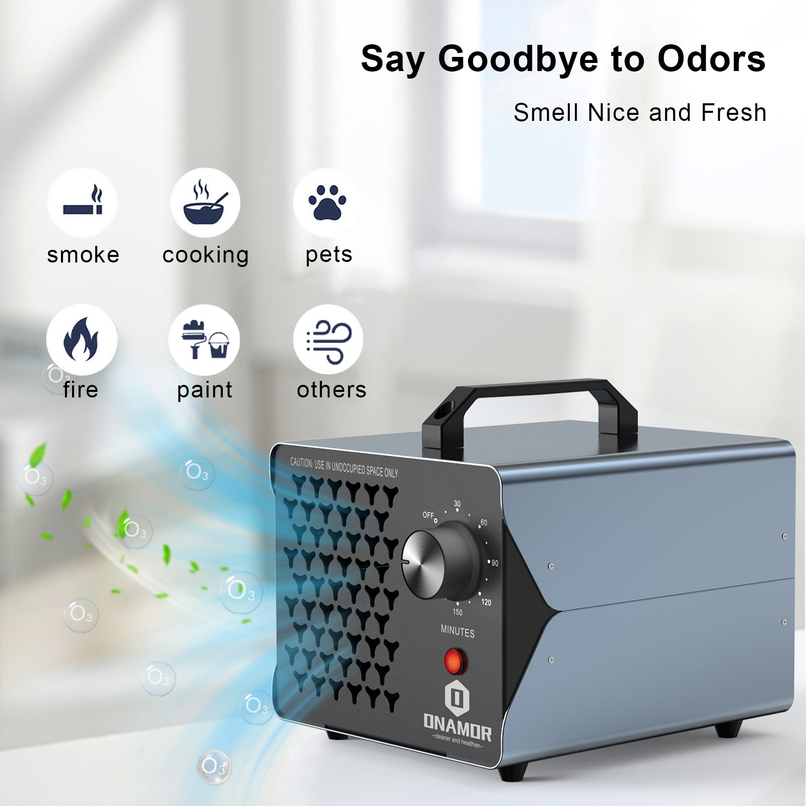Ozone Generator Air Purifier Cleaner NM-006