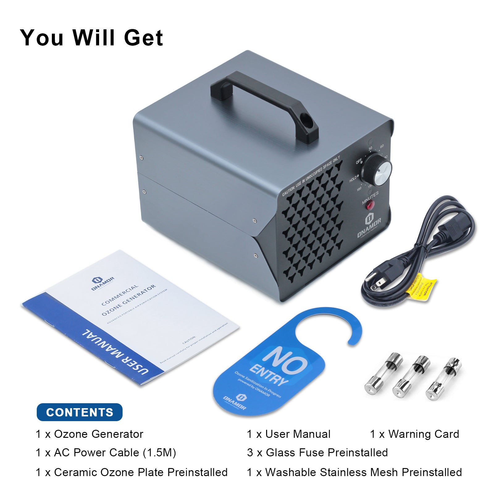 Ozone Generator Air Purifier Cleaner NM-006