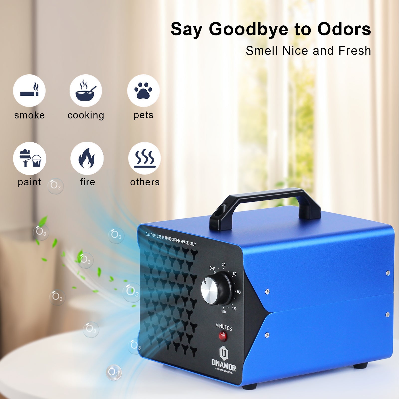 Ozone Generator Air Purifier Cleaner NM-009