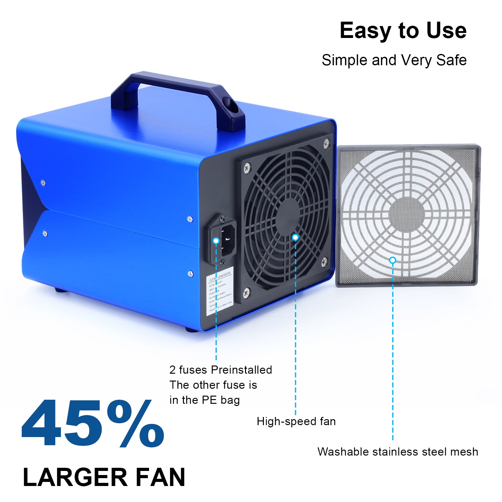 Ozone Generator Air Purifier Cleaner NM-009