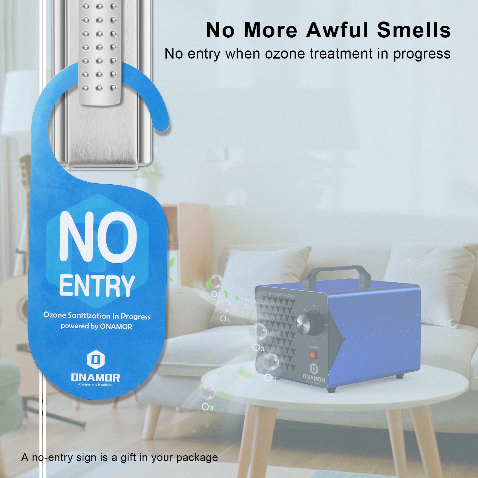 Ozone Generator Air Purifier Cleaner NM-009