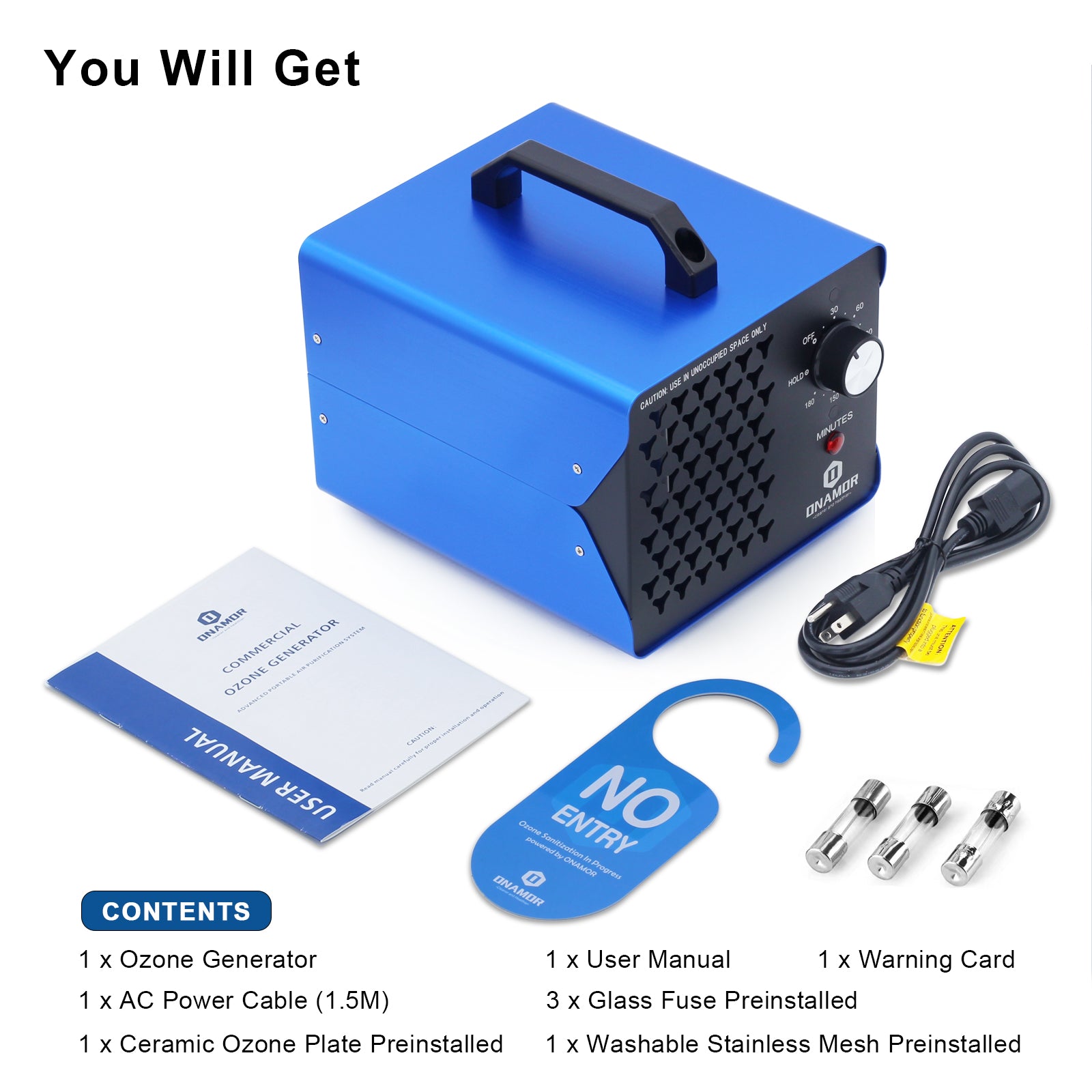 Ozone Generator Air Purifier Cleaner NM-009